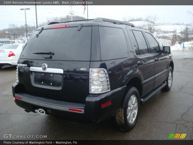 Black / Charcoal Black 2006 Mercury Mountaineer Luxury AWD