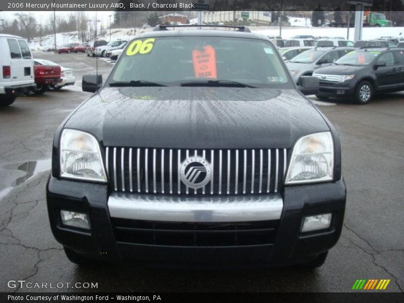 Black / Charcoal Black 2006 Mercury Mountaineer Luxury AWD
