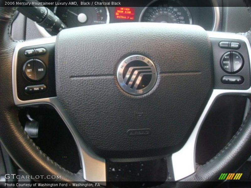 Black / Charcoal Black 2006 Mercury Mountaineer Luxury AWD