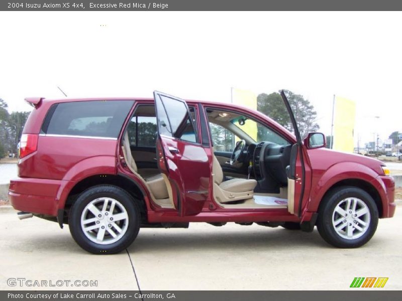 Excessive Red Mica / Beige 2004 Isuzu Axiom XS 4x4