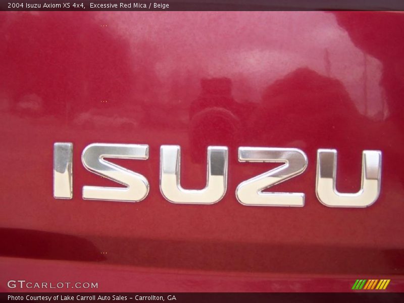 Excessive Red Mica / Beige 2004 Isuzu Axiom XS 4x4