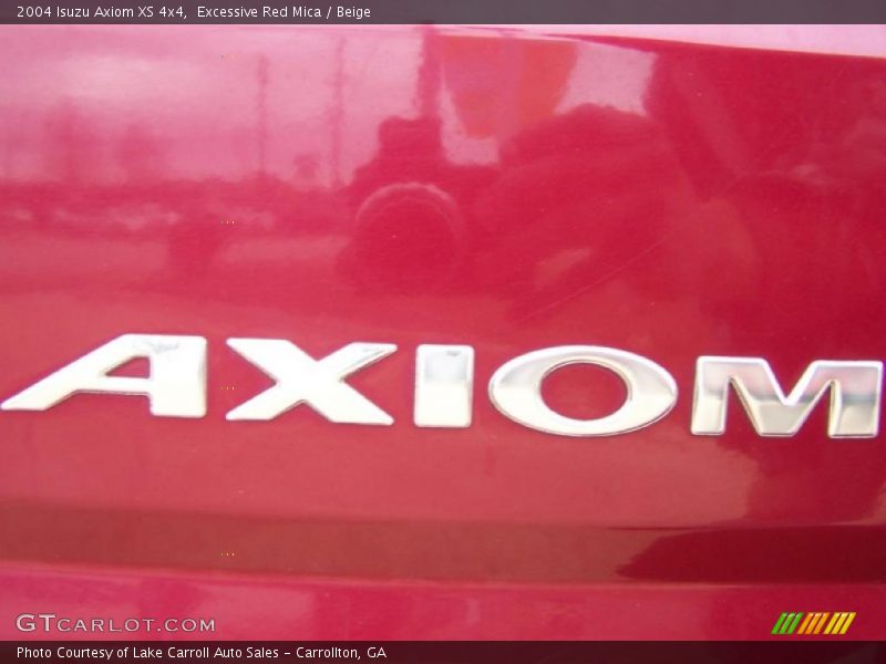 Excessive Red Mica / Beige 2004 Isuzu Axiom XS 4x4