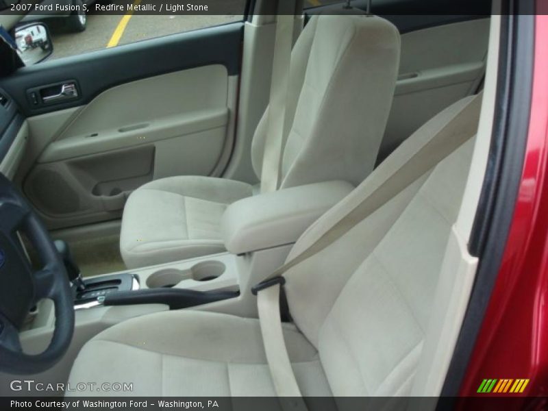 Redfire Metallic / Light Stone 2007 Ford Fusion S