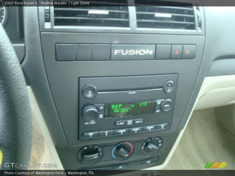 Redfire Metallic / Light Stone 2007 Ford Fusion S