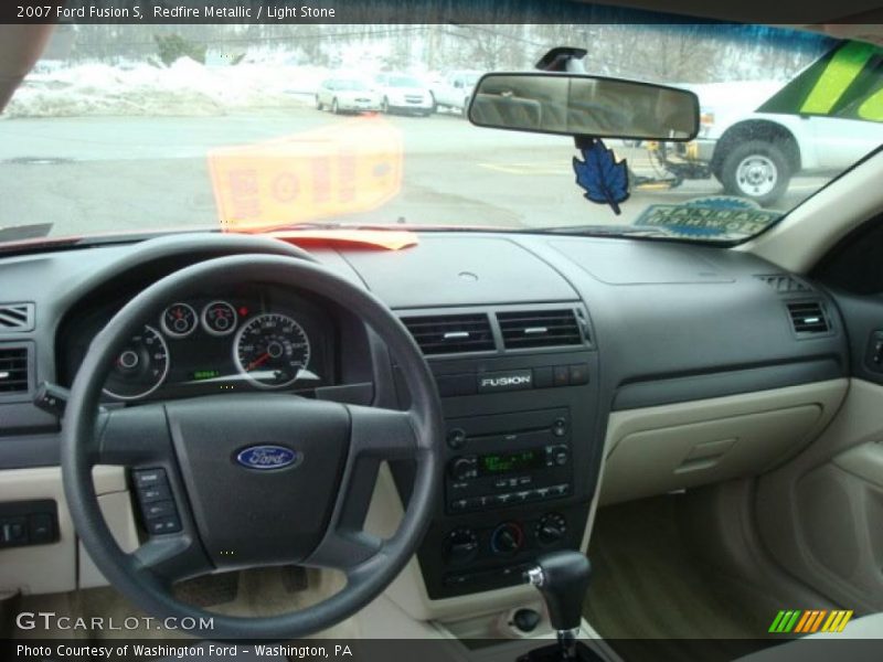 Redfire Metallic / Light Stone 2007 Ford Fusion S