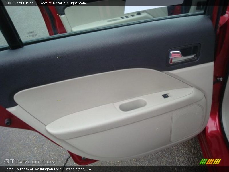 Redfire Metallic / Light Stone 2007 Ford Fusion S