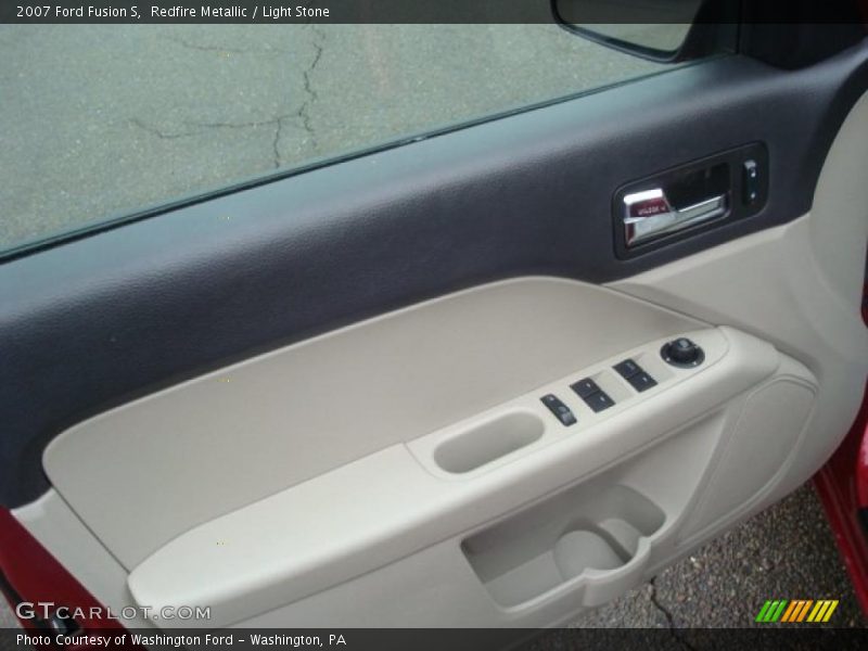 Redfire Metallic / Light Stone 2007 Ford Fusion S