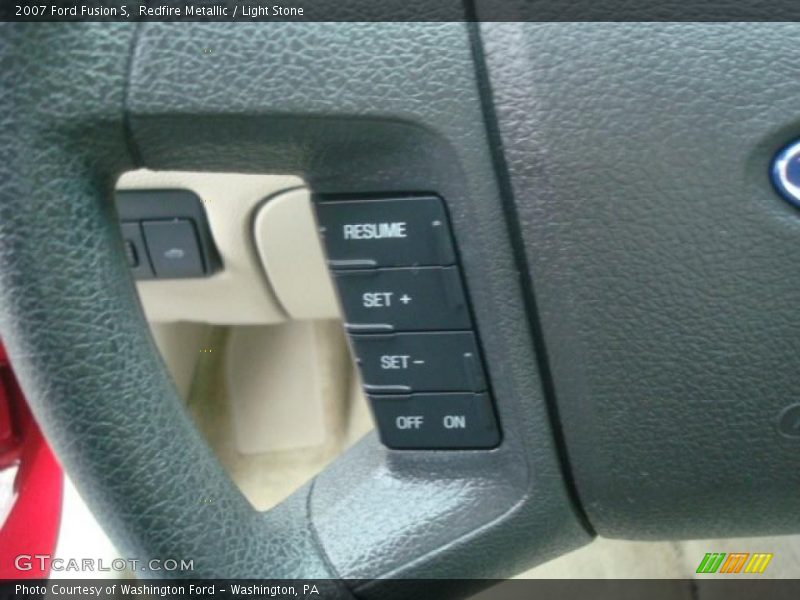 Redfire Metallic / Light Stone 2007 Ford Fusion S