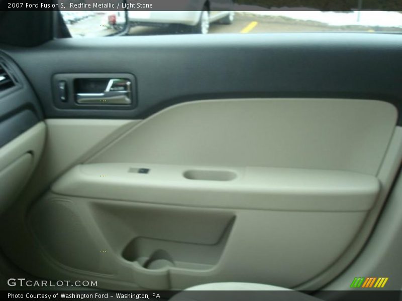 Redfire Metallic / Light Stone 2007 Ford Fusion S