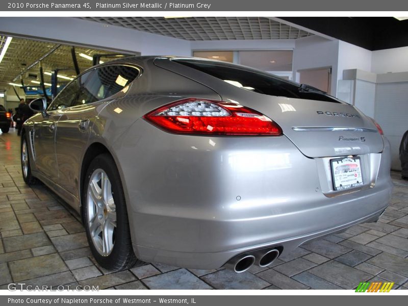 Platinum Silver Metallic / Platinum Grey 2010 Porsche Panamera 4S
