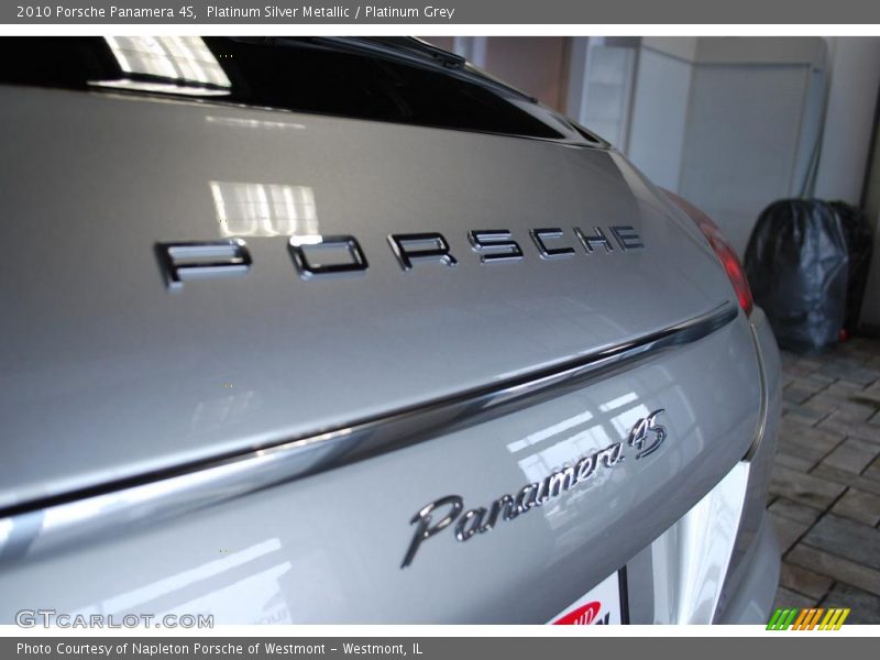 Platinum Silver Metallic / Platinum Grey 2010 Porsche Panamera 4S