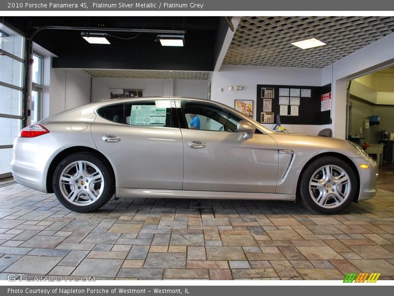 Platinum Silver Metallic / Platinum Grey 2010 Porsche Panamera 4S