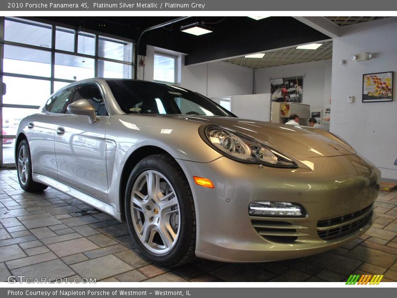 Platinum Silver Metallic / Platinum Grey 2010 Porsche Panamera 4S