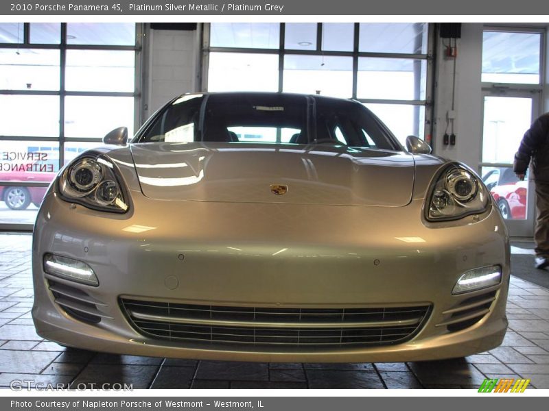 Platinum Silver Metallic / Platinum Grey 2010 Porsche Panamera 4S