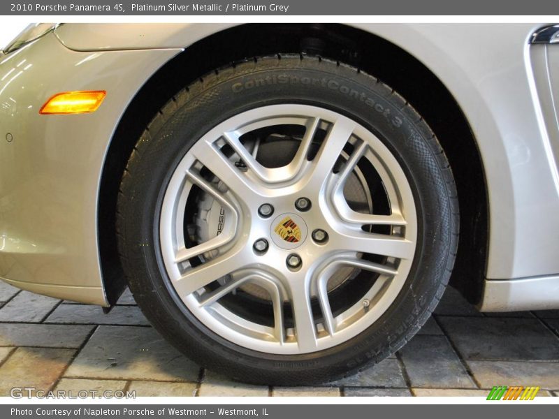 Platinum Silver Metallic / Platinum Grey 2010 Porsche Panamera 4S