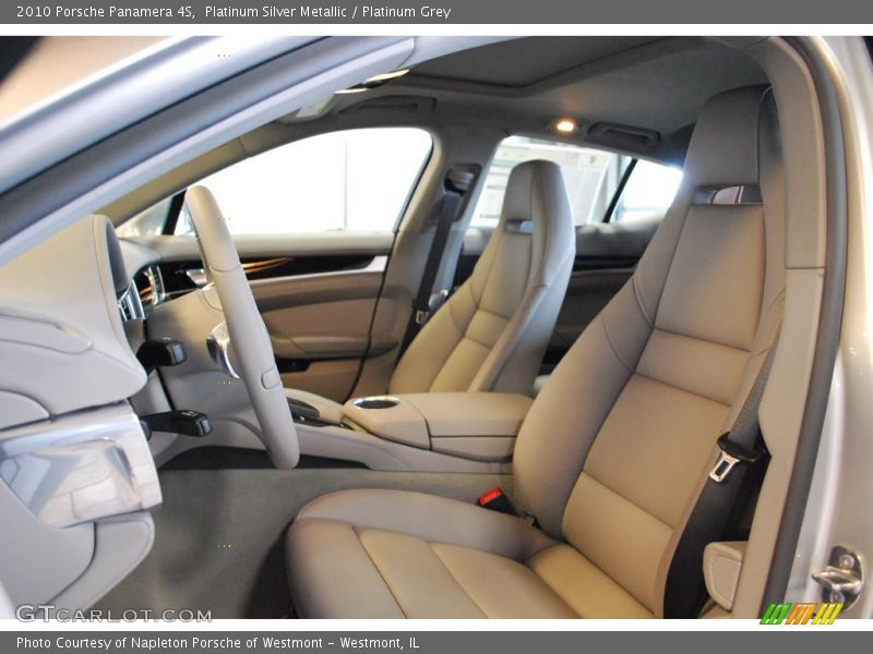 Platinum Silver Metallic / Platinum Grey 2010 Porsche Panamera 4S