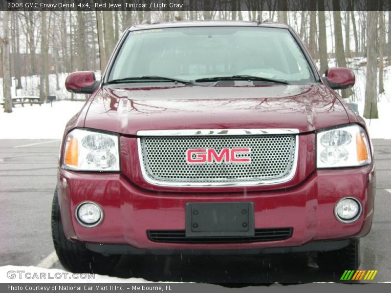 Red Jewel Tintcoat / Light Gray 2008 GMC Envoy Denali 4x4