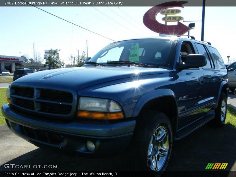Atlantic Blue Pearl / Dark Slate Gray 2002 Dodge Durango R/T 4x4