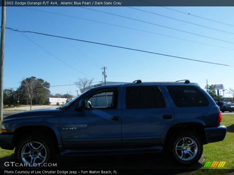 Atlantic Blue Pearl / Dark Slate Gray 2002 Dodge Durango R/T 4x4