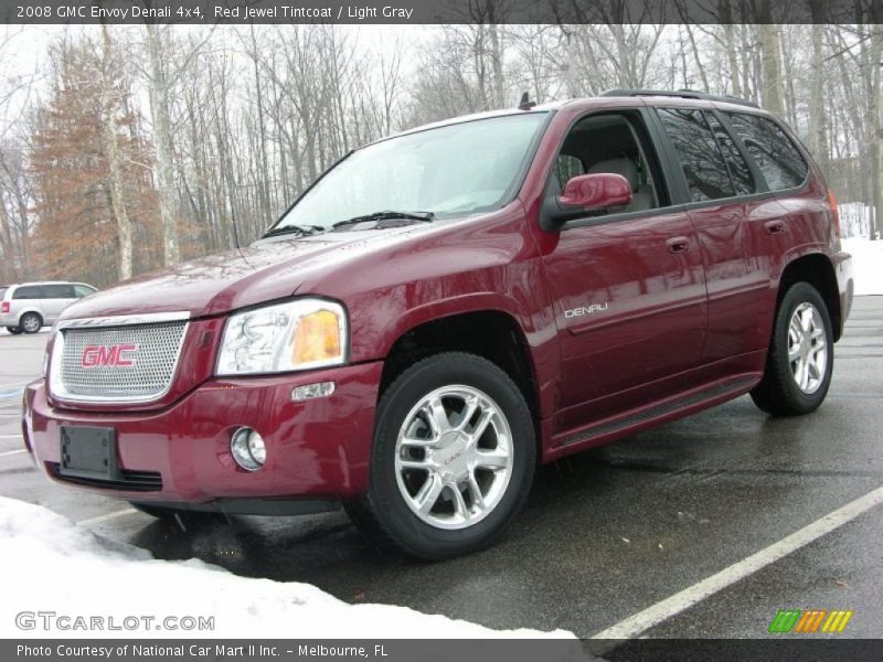 Red Jewel Tintcoat / Light Gray 2008 GMC Envoy Denali 4x4