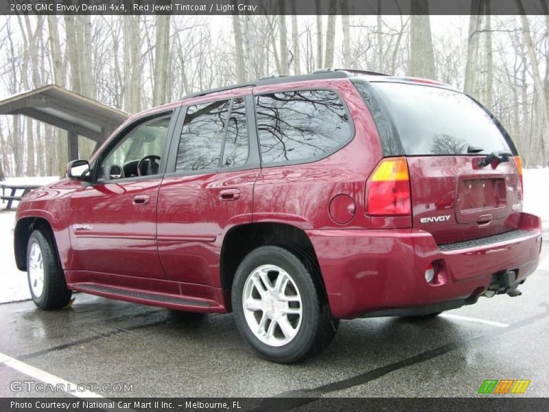 Red Jewel Tintcoat / Light Gray 2008 GMC Envoy Denali 4x4
