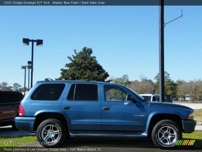 Atlantic Blue Pearl / Dark Slate Gray 2002 Dodge Durango R/T 4x4