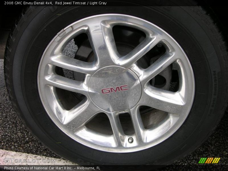 Red Jewel Tintcoat / Light Gray 2008 GMC Envoy Denali 4x4