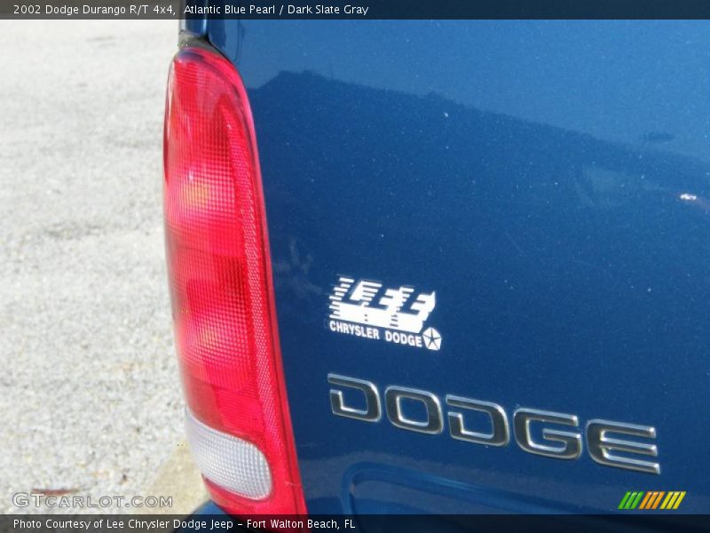 Atlantic Blue Pearl / Dark Slate Gray 2002 Dodge Durango R/T 4x4