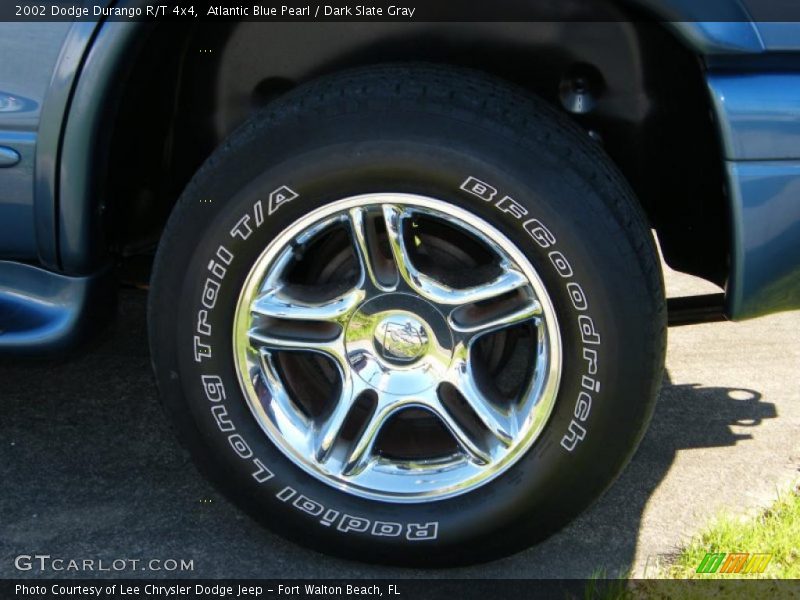 Atlantic Blue Pearl / Dark Slate Gray 2002 Dodge Durango R/T 4x4