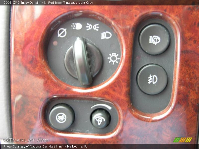 Red Jewel Tintcoat / Light Gray 2008 GMC Envoy Denali 4x4