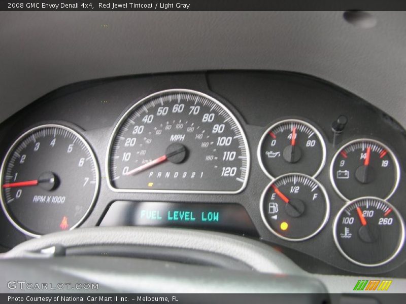 Red Jewel Tintcoat / Light Gray 2008 GMC Envoy Denali 4x4