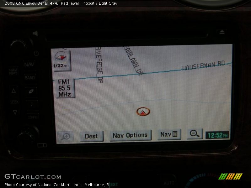 Red Jewel Tintcoat / Light Gray 2008 GMC Envoy Denali 4x4