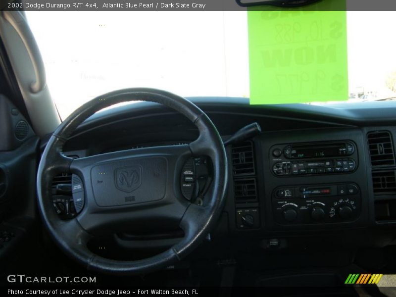 Atlantic Blue Pearl / Dark Slate Gray 2002 Dodge Durango R/T 4x4