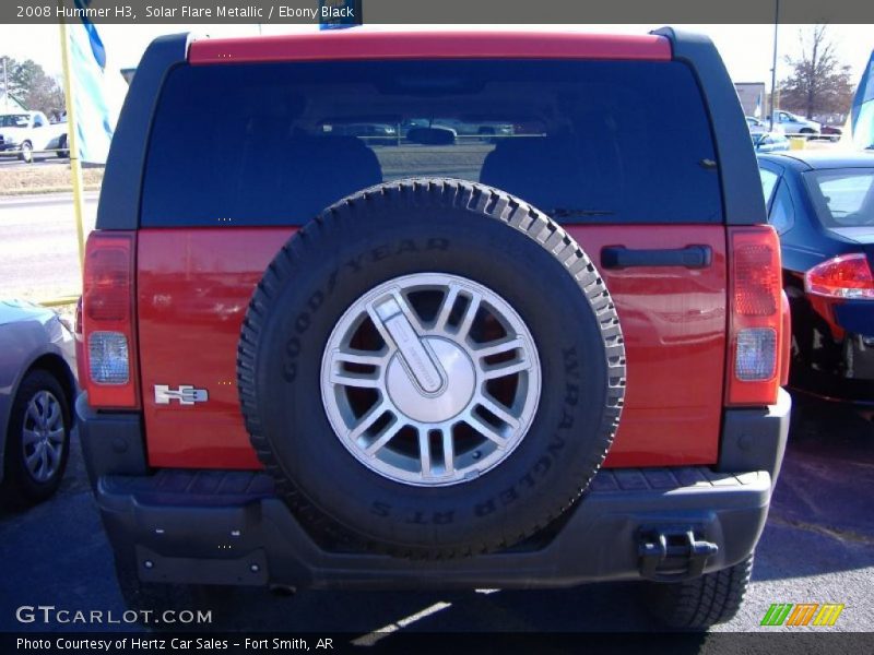Solar Flare Metallic / Ebony Black 2008 Hummer H3