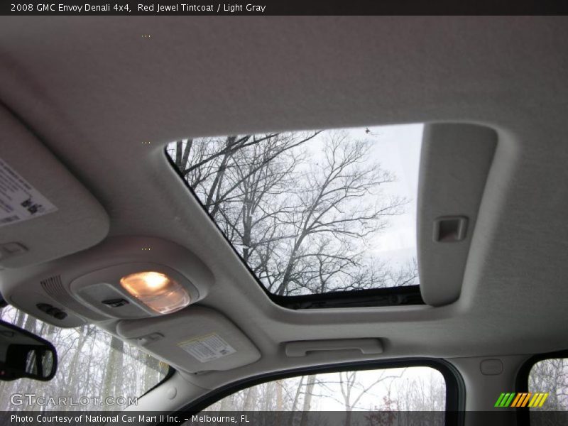 Red Jewel Tintcoat / Light Gray 2008 GMC Envoy Denali 4x4