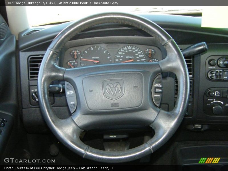 Atlantic Blue Pearl / Dark Slate Gray 2002 Dodge Durango R/T 4x4