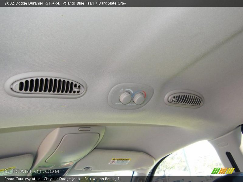 Atlantic Blue Pearl / Dark Slate Gray 2002 Dodge Durango R/T 4x4
