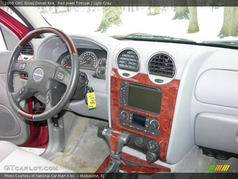 Red Jewel Tintcoat / Light Gray 2008 GMC Envoy Denali 4x4