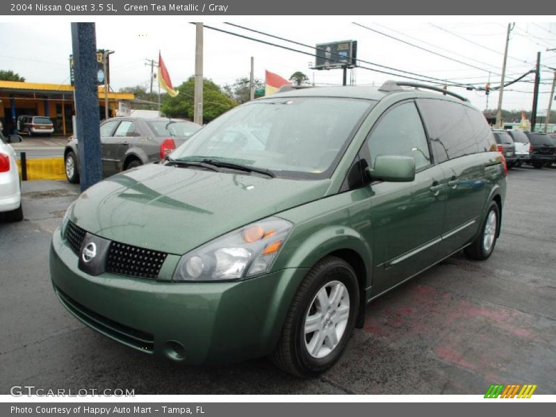 Green Tea Metallic / Gray 2004 Nissan Quest 3.5 SL
