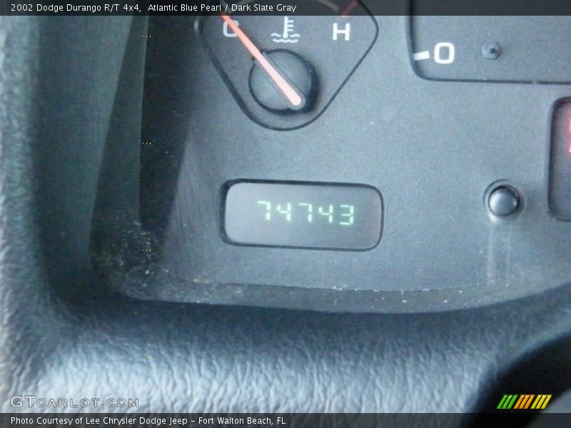 Atlantic Blue Pearl / Dark Slate Gray 2002 Dodge Durango R/T 4x4