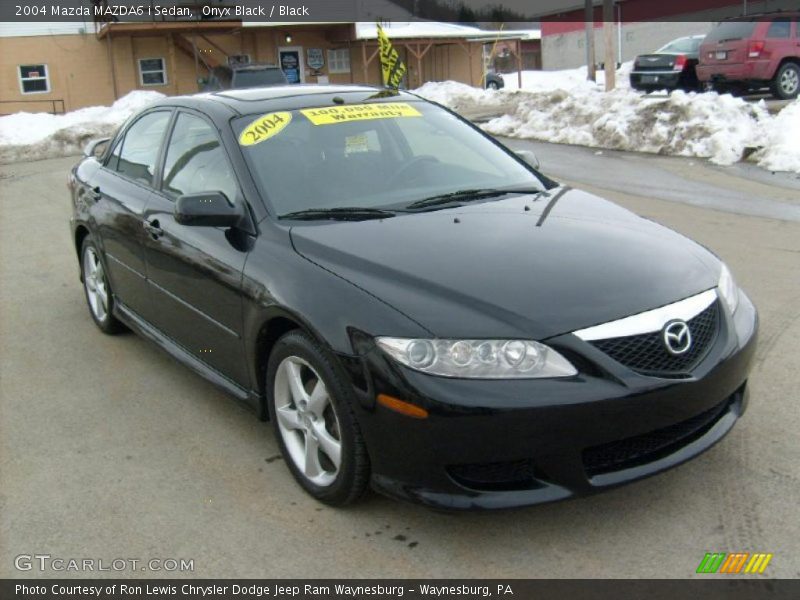 Onyx Black / Black 2004 Mazda MAZDA6 i Sedan
