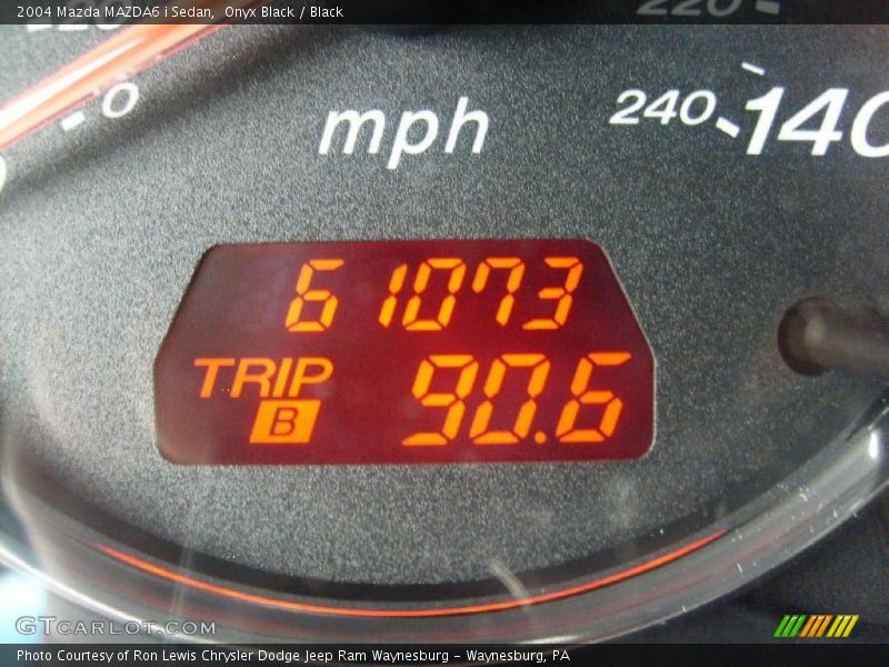 Onyx Black / Black 2004 Mazda MAZDA6 i Sedan