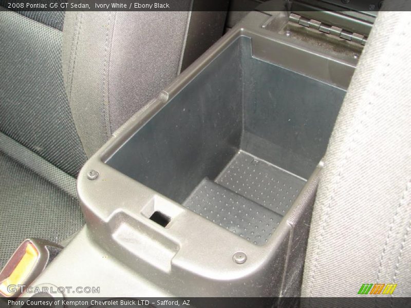 Ivory White / Ebony Black 2008 Pontiac G6 GT Sedan
