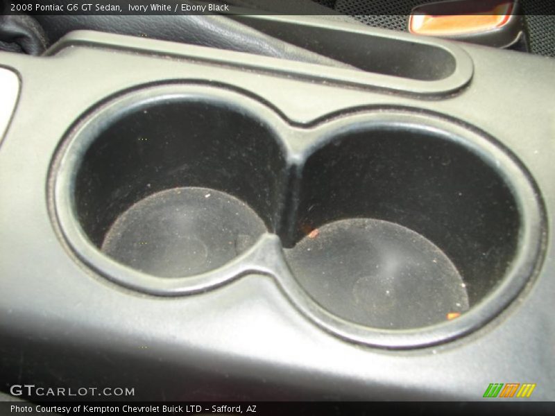 Ivory White / Ebony Black 2008 Pontiac G6 GT Sedan