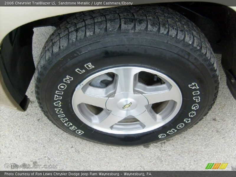 Sandstone Metallic / Light Cashmere/Ebony 2006 Chevrolet TrailBlazer LS