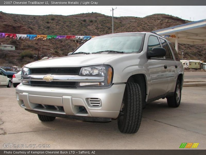 Silverstone Metallic / Light Gray 2007 Chevrolet TrailBlazer LS