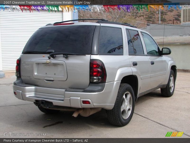 Silverstone Metallic / Light Gray 2007 Chevrolet TrailBlazer LS