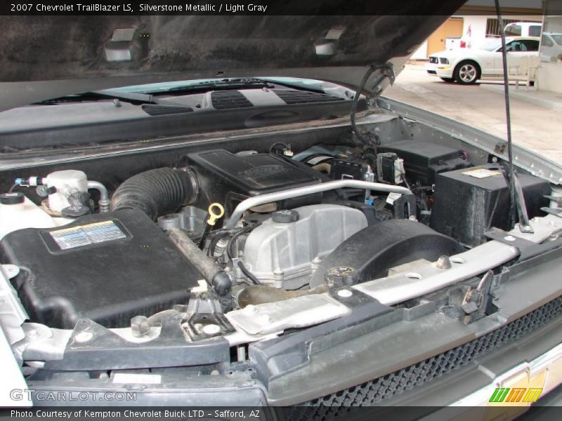 Silverstone Metallic / Light Gray 2007 Chevrolet TrailBlazer LS