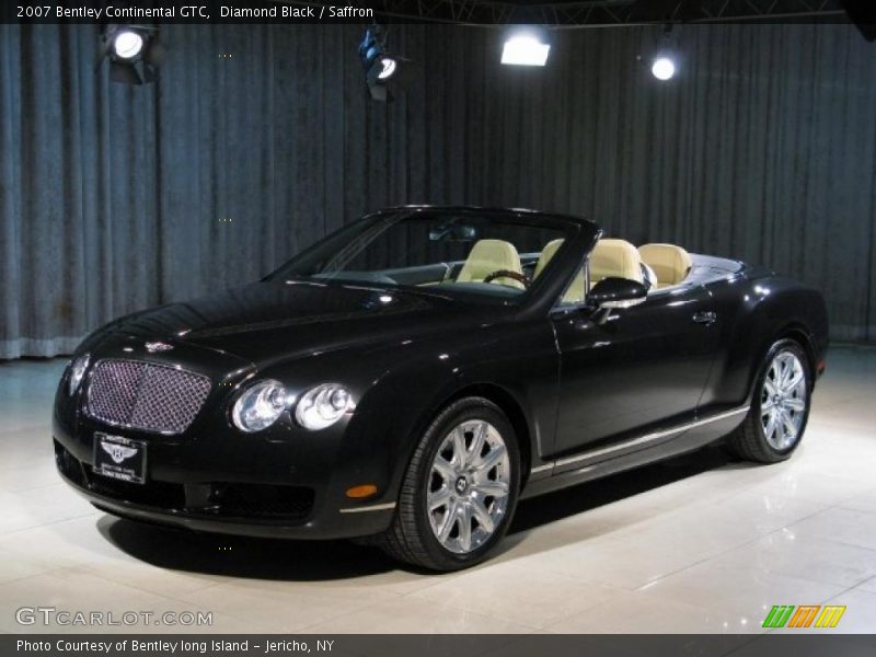 Diamond Black / Saffron 2007 Bentley Continental GTC