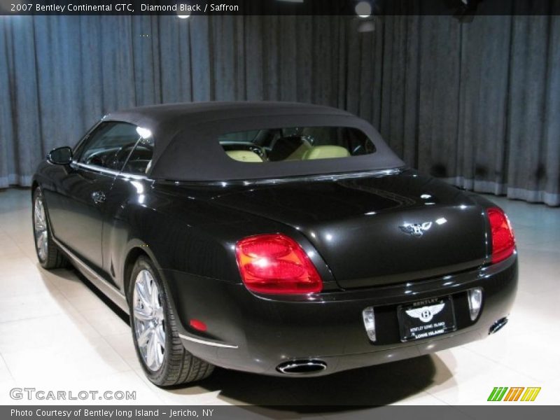 Diamond Black / Saffron 2007 Bentley Continental GTC